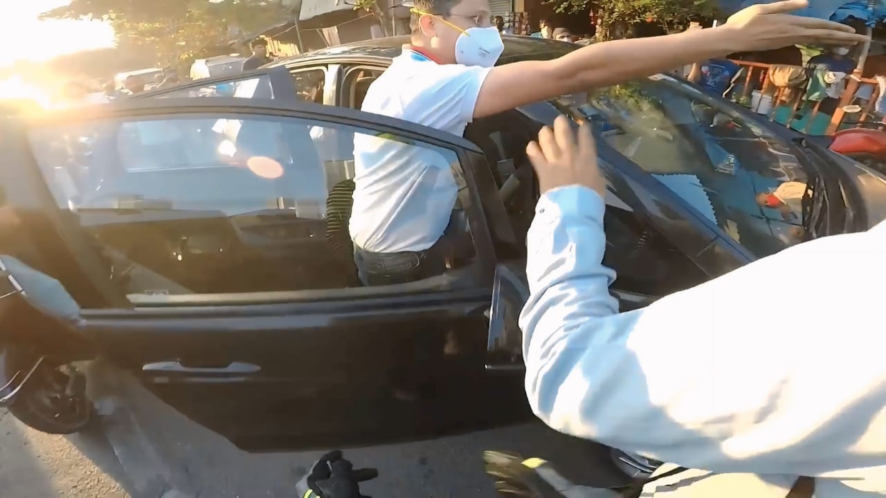 Extreme Road Rage With Girl